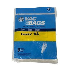 Eureka AA Vaccum Bags DVC Brand Vac Bags Three Count Replacement Bags USA Made